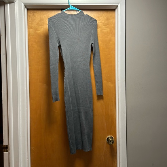 Gray ribbed dress form H&M size XS - Picture 1 of 2